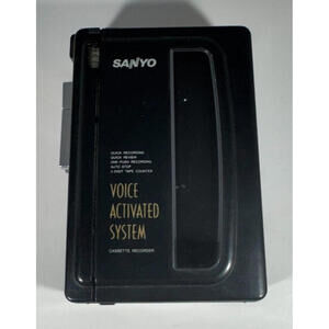 Sanyo Voice Activated System Cassette Tape Recorder M 1118 Charging Cord - Works